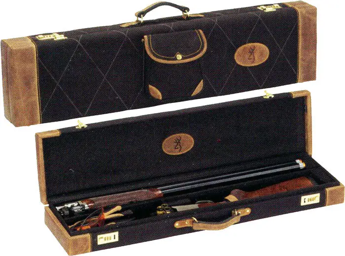 Browning Over/Under Shotgun Case – 34″ Barrel Length, Black & Brown Lona Fabric
